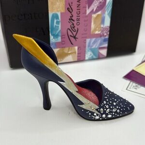 Just The Right Shoe by Raine Originals Collection “Zap!” Item 25072 Lightning